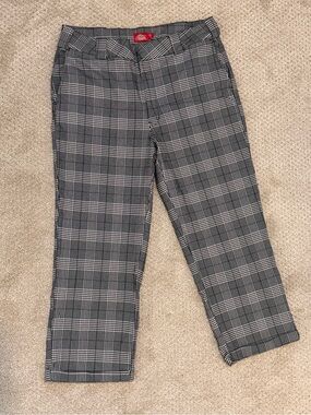 Dickies Gray Plaid Chinos